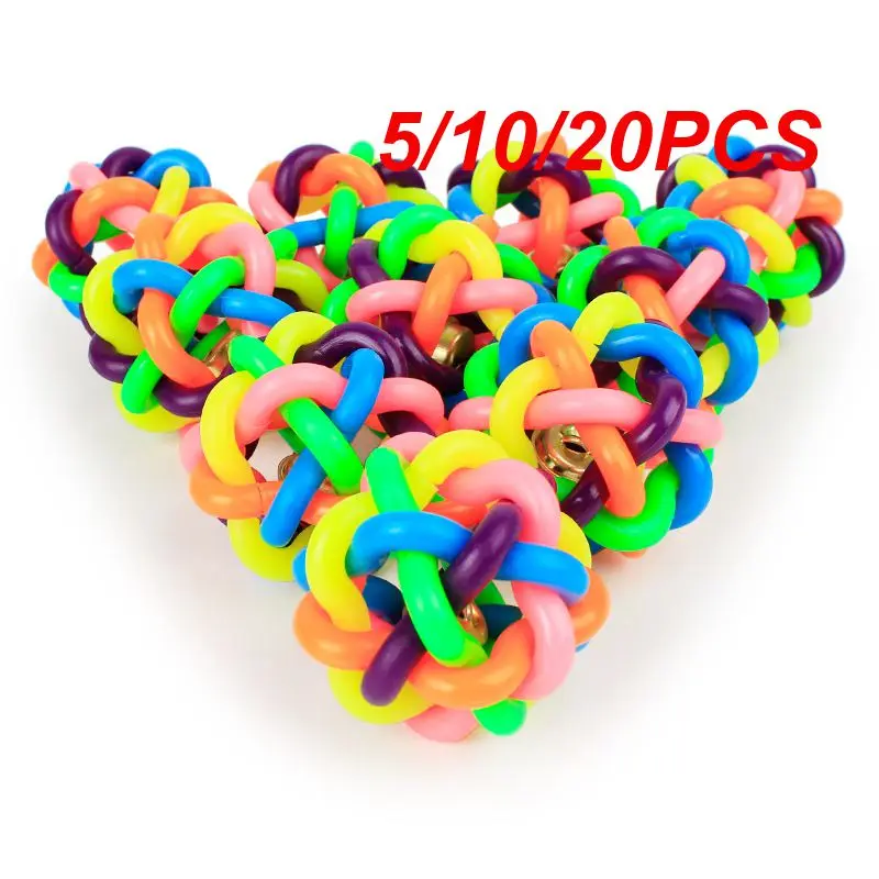 

5/10/20 шт., резиновые игрушки-колокольчики