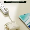 20000mAh Mini Power Bank 4in1 Cable Portable Charger Fast Charging LED Digital Display Poverbank External Battery Mobile Power 5