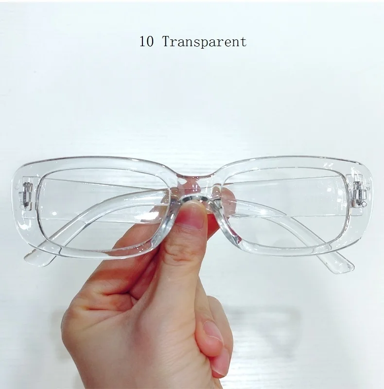 Elegant Women's Rectangular Sunglasses Vintage Style Eyewear_voghion.com