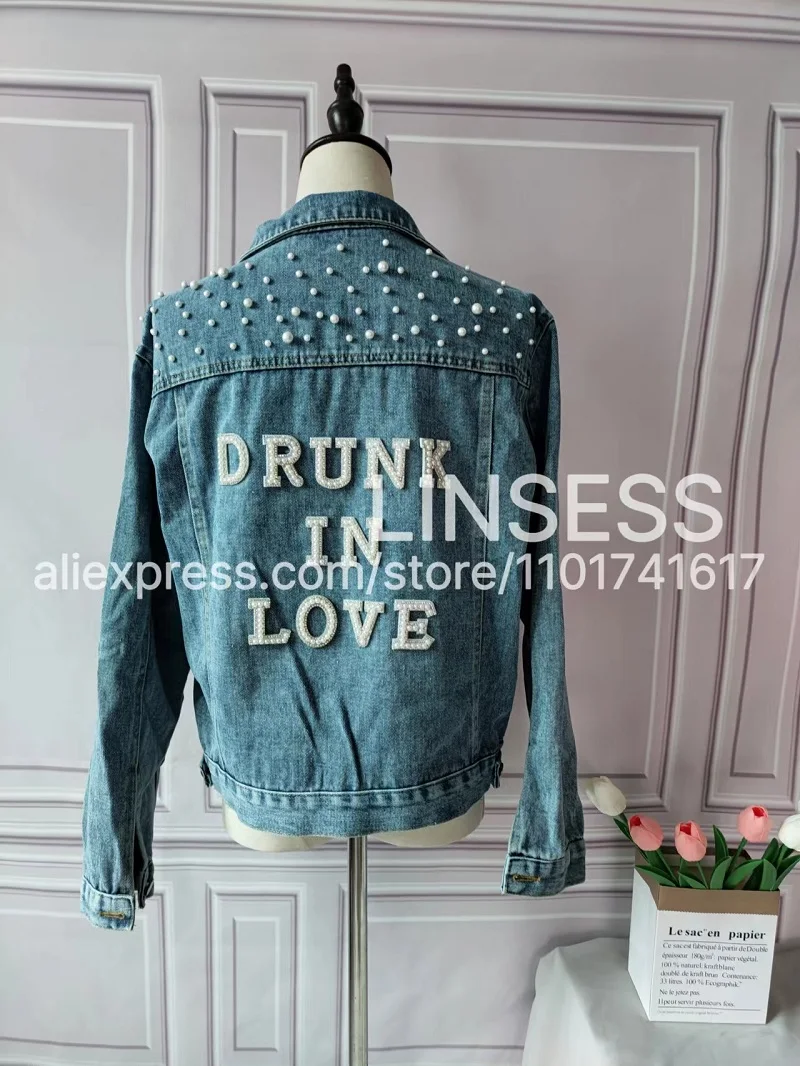 Giacca Personalizzata Future Mrs In Denim Con Perle – Perfetta Per Spose, Feste E Occasioni Speciali