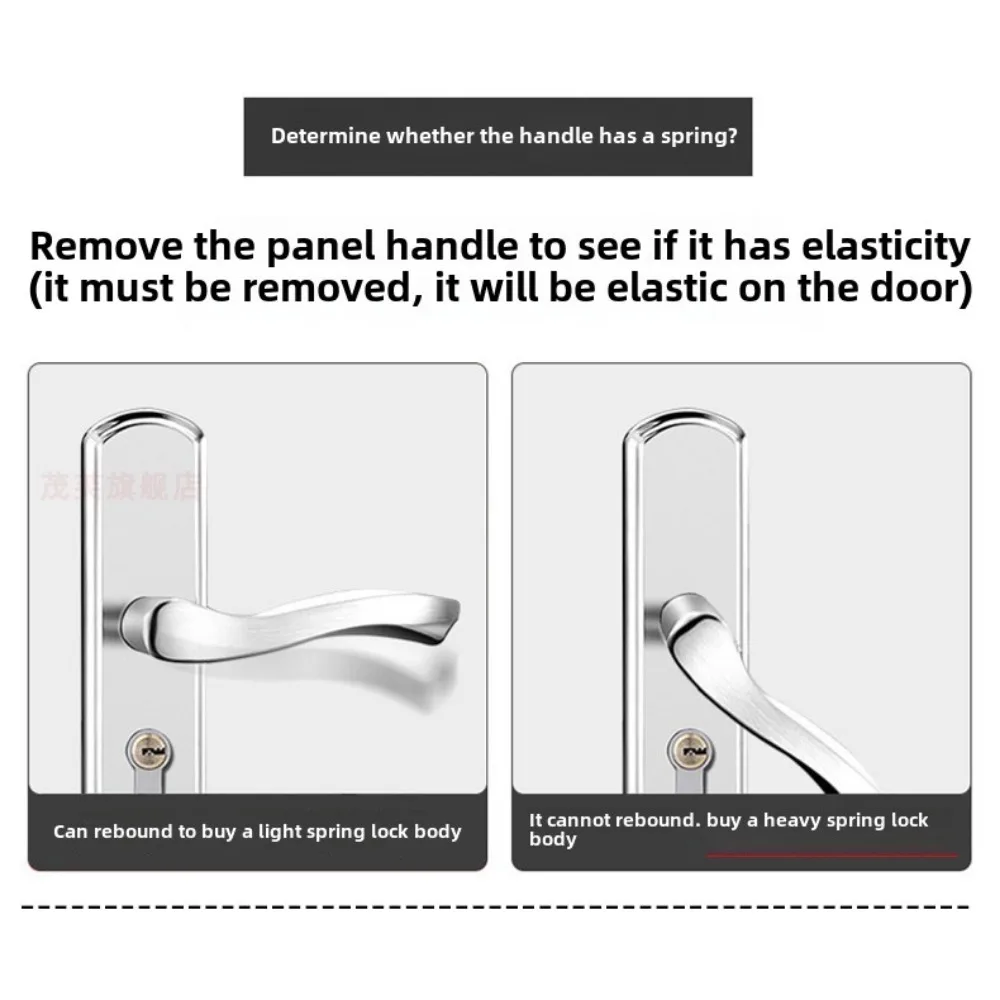 58mm Series Silent interior door Lock Body, Indoor Wooden Door Lock parts Set