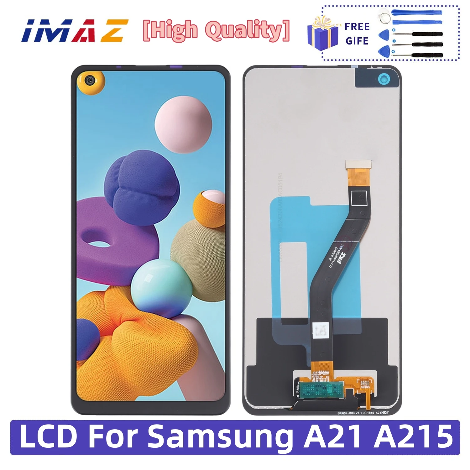 

Высококачественный ЖК-дисплей 6,5 дюйма для Samsung Galaxy A21 Lcd A215 SM-A215U, ЖК-дисплей, сенсорный экран, дигитайзер, стекло в сборе для samsung A21 LCD