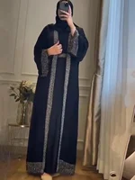 Abayas For Women Dubai Luxury 2025 Chiffon Boubou Muslim Fashion Caftan Marocain Wedding Evening Party Dresses African Clothes