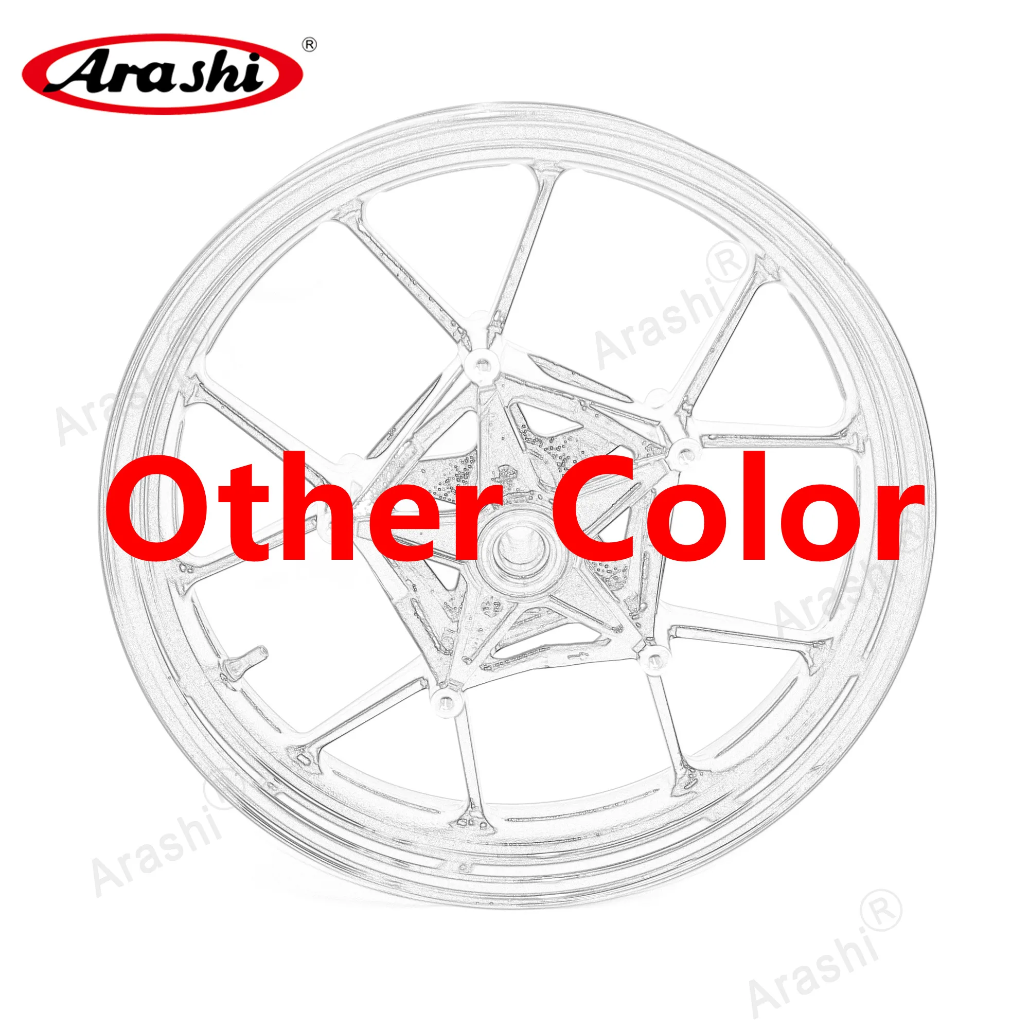 Arashi OEM Grade Rear Wheel Rim Hub Motorcycle Rim Tire For