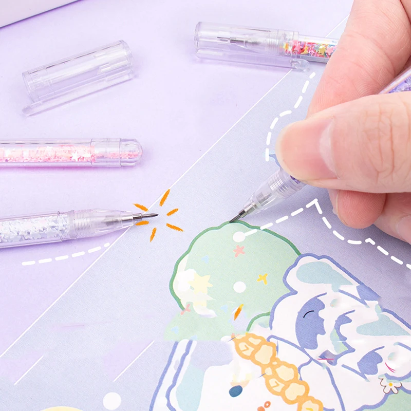 

Art Utility Knife Pen Knife Cut Stickers Scrapbooking Cutting Tool Express Box Knife School Supplies DIY Craft Supplies