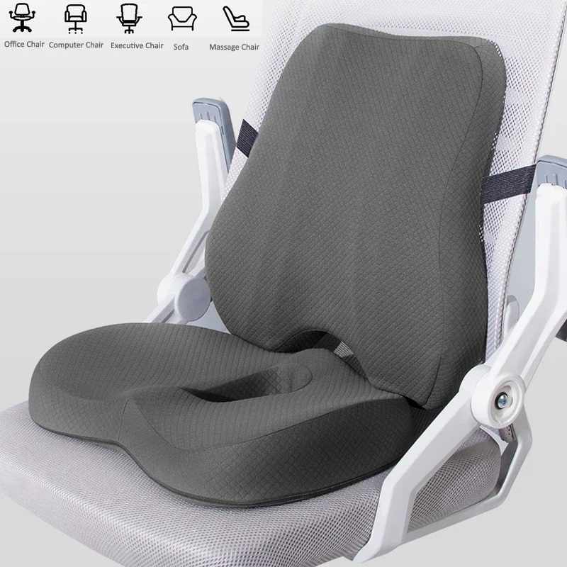 Cuscino Lombare In Memory Foam - Ergonomico Per Auto, Ufficio E Sedie A Rotelle - Foto 3