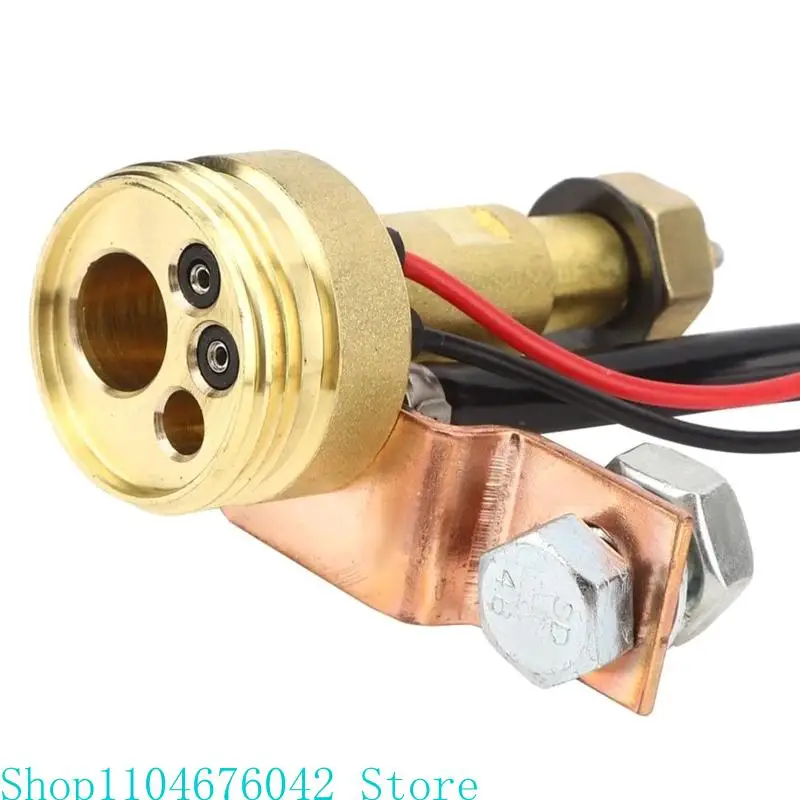 Welding Panel Adapter Euro Panel Socket Central Connector Adapter for MIG Welding Machine Torch Copper Plastic