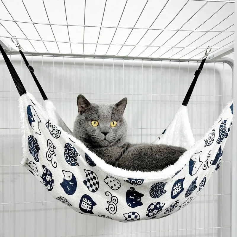 Pet Cat Nest Cat Hammock Iron Cage Breathable Double-sided Available Hanging Pet Supplies Cat Sleeping Bag Pet Cat Nest Cat Hammock Iron Cage Breathable Double-sided Available Hanging Pet Supplies Cat Sleeping Bag