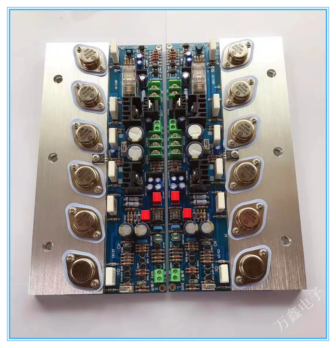 Refer to Accuphase E405  Circuit, HiFi   200W Gold Sealed Tube ON MJ15024G/MJ15025G Pure Rear Stage  Power Amplifier Board  2Pcs 1pcs 2pcs 3pcs 4pcs 5pcs 6pcs diy pcb board for 6010 refer to mbl6010d pre pre stage amplifier amp board