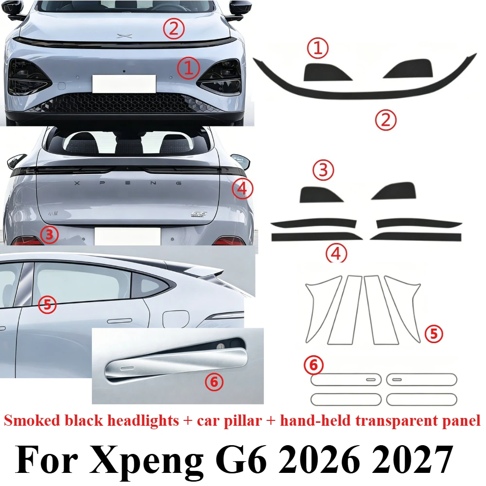 Xpeng G6 Headlight Protection Film view 2