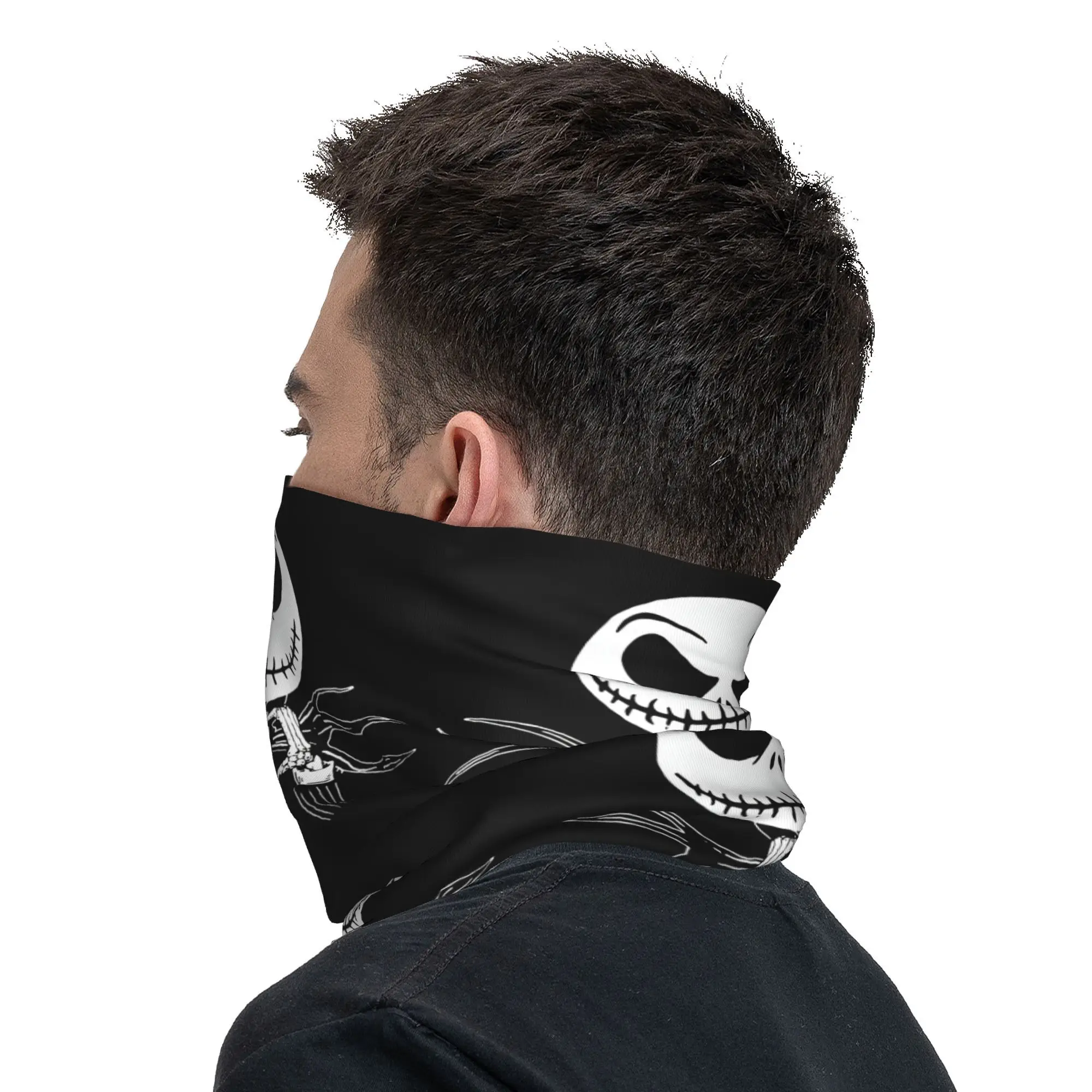 Nightmare Before Christmas Bandana Neck Gaiter UV Protection Face Scarf