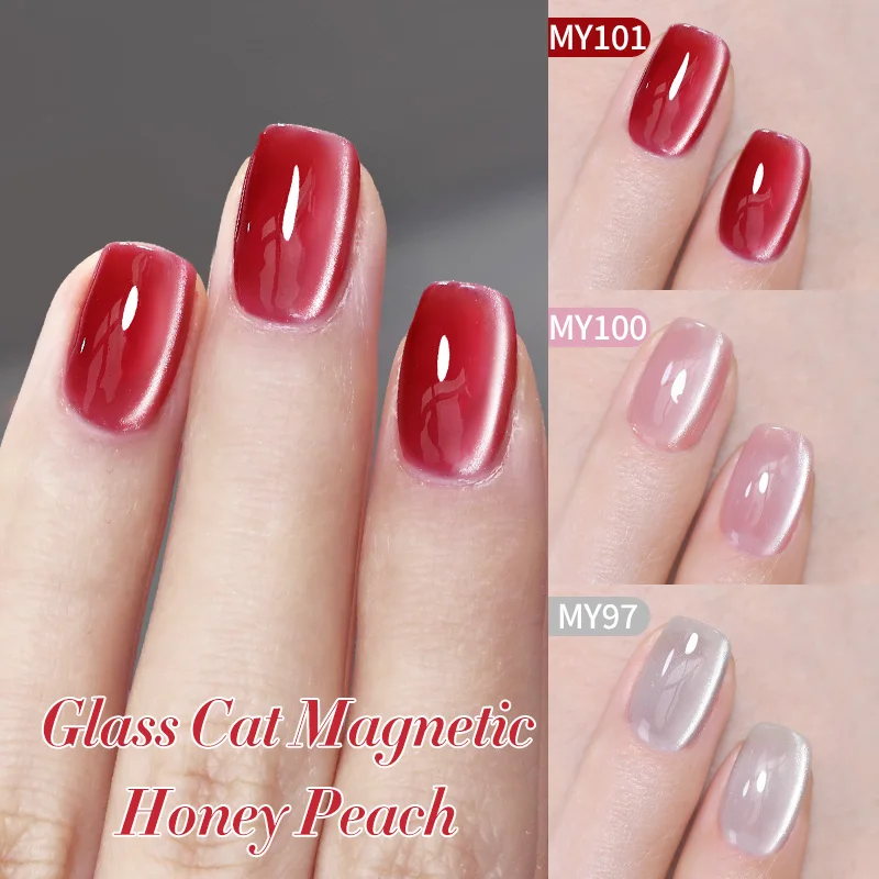 Allure Shimmer 10ml Magnetic Gel Nail Polish - Semi-Permanent Crystal Finish