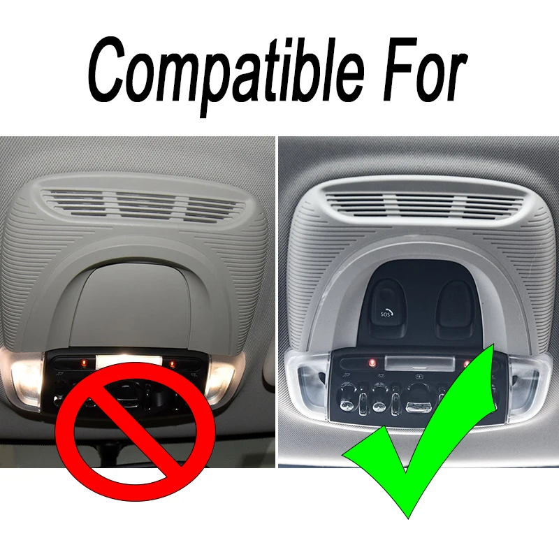 Für MINI Cooper F56 F55 Countryman F60 Clubman F54 Auto Innen Dach Lesen Licht Lampe Aufkleber Abdeckung Auto Zubehör – Detail 2