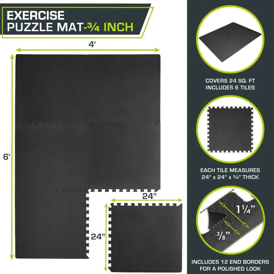 Interlocking EVA foam puzzle mat layout