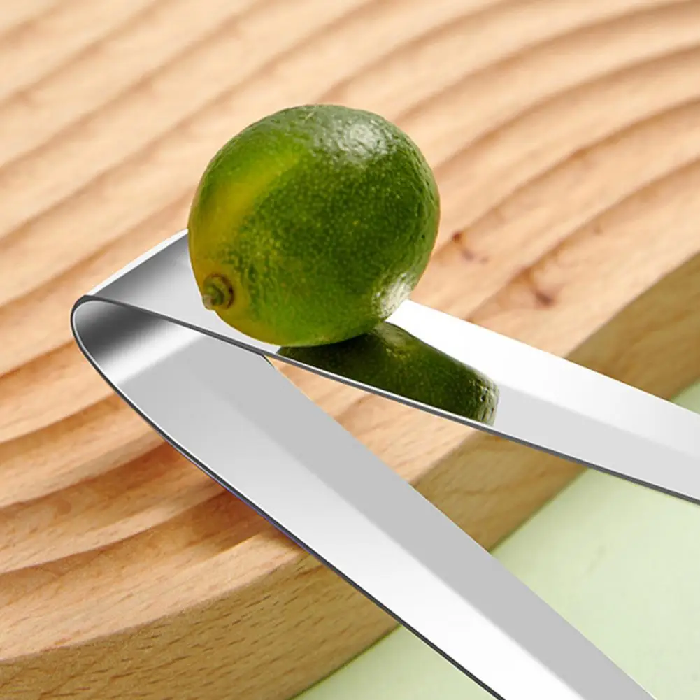 Useful Food Bread Clamp Heat-Resistant Food Tongs Non-Slip BPA Free Mini Serving Clamp Sugar Ice Cube Tongs Bar Accessories