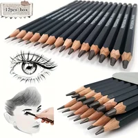 12 Pcs Premium Wood Sketching Pencils Set Professional Drawing 2H-8B Graphite Drawing Pencils for Artists School Art Supplies 1