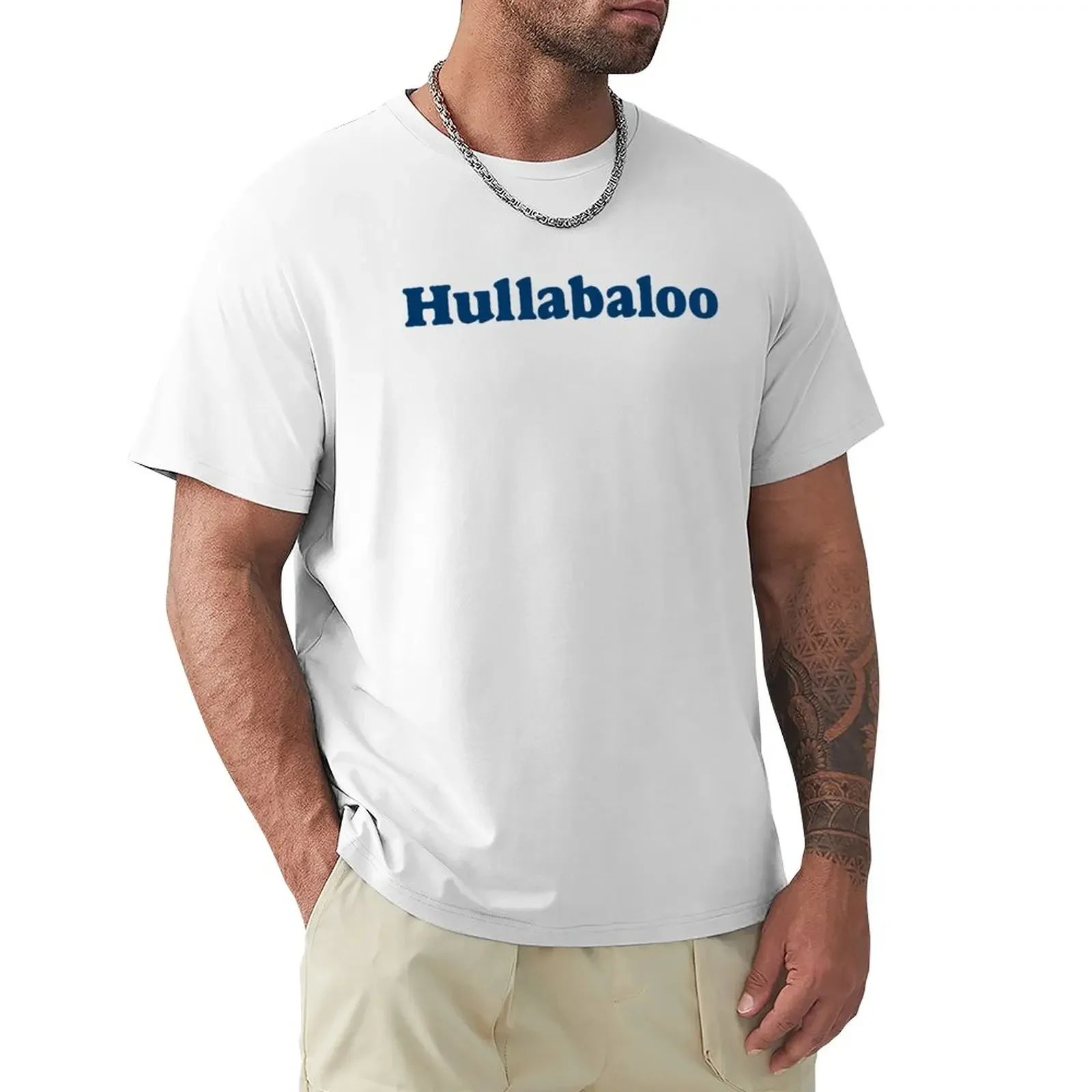

Синяя футболка Hullabaloo-VT, новинка, кавайная одежда для мужчин