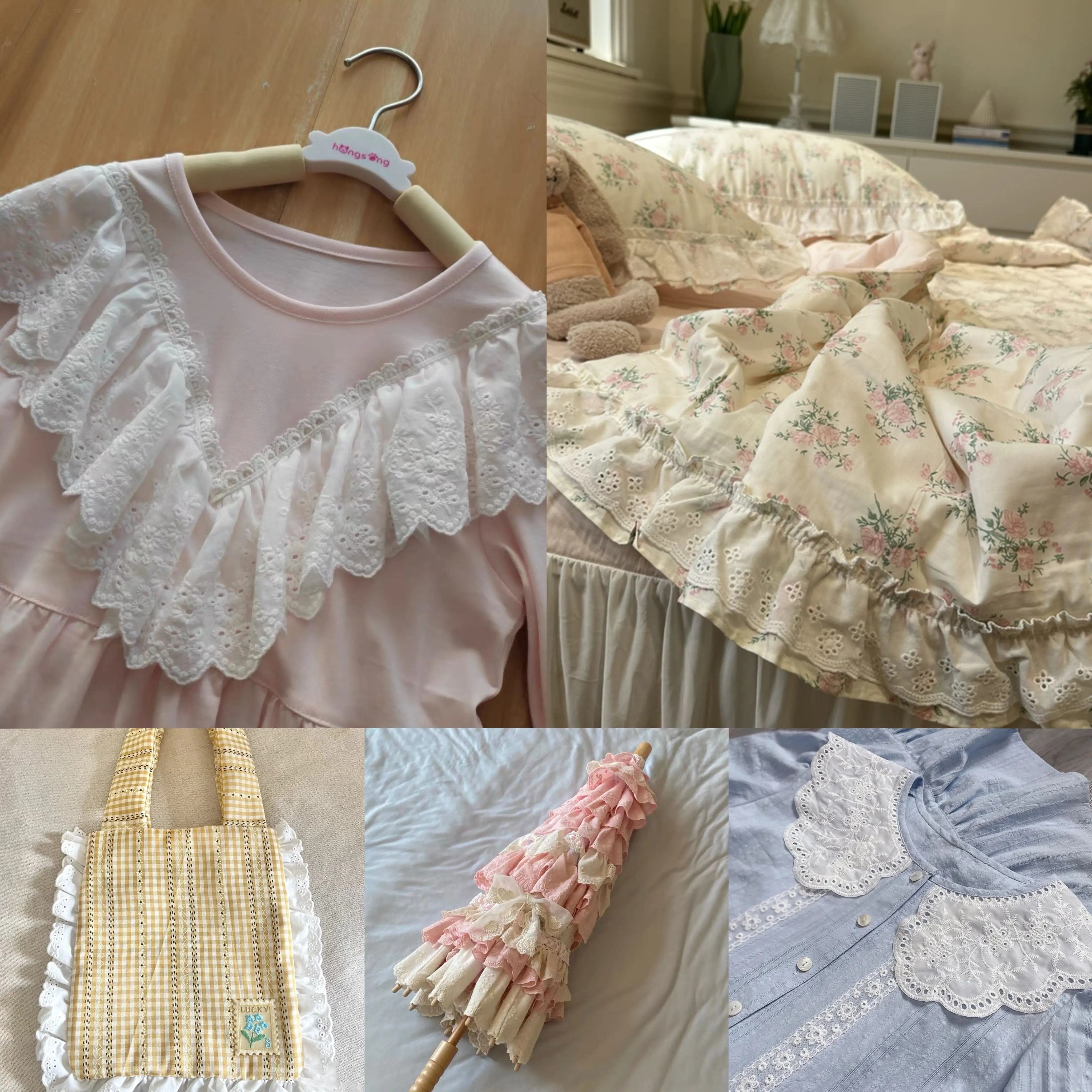 Lace Fabric 1Y Flower Hollow 11CM Wide Cotton Cloth Trim for Clothes Accessories Cuffs Skirt Hem