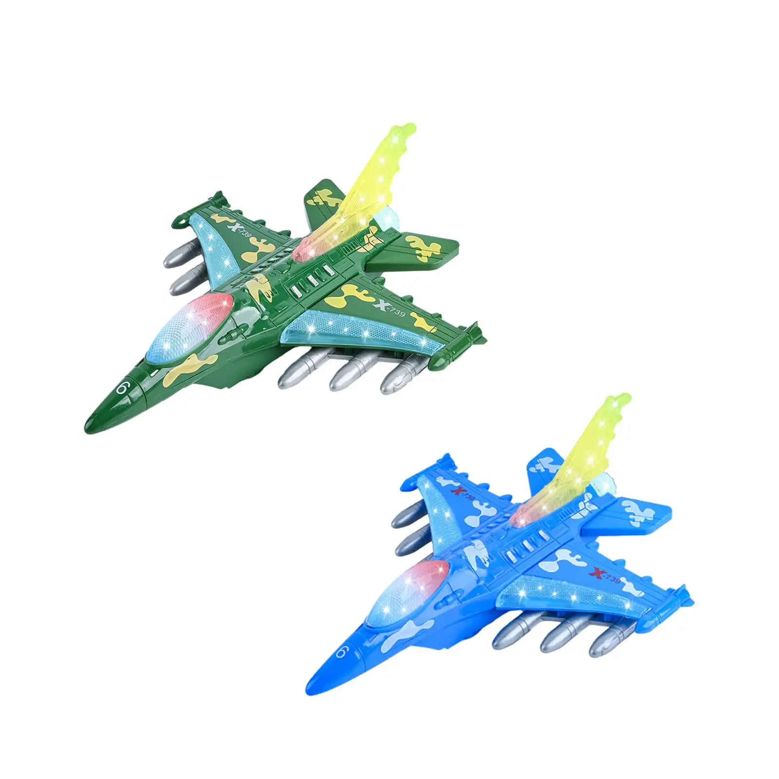 

Kids Airplane Toys with Lights and Music for 3 4 5 6 7 8 Year Old Boys Girls