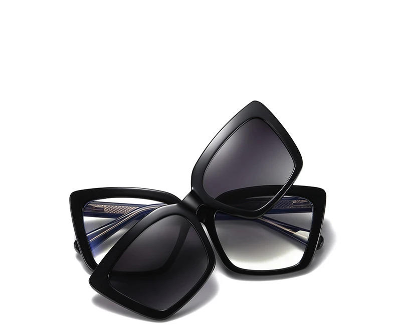 R57458 polarisierte Clip Lesebrille Feder scharnier lässig optische Presbyopie Brillen Dioptrien 50 150 200 250 300 350 – Detail 3