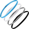 1PCs Simple unisex sports hairband non-slip silicone strip sweat guide elastic headbands yoga running fitness hair accessories 5