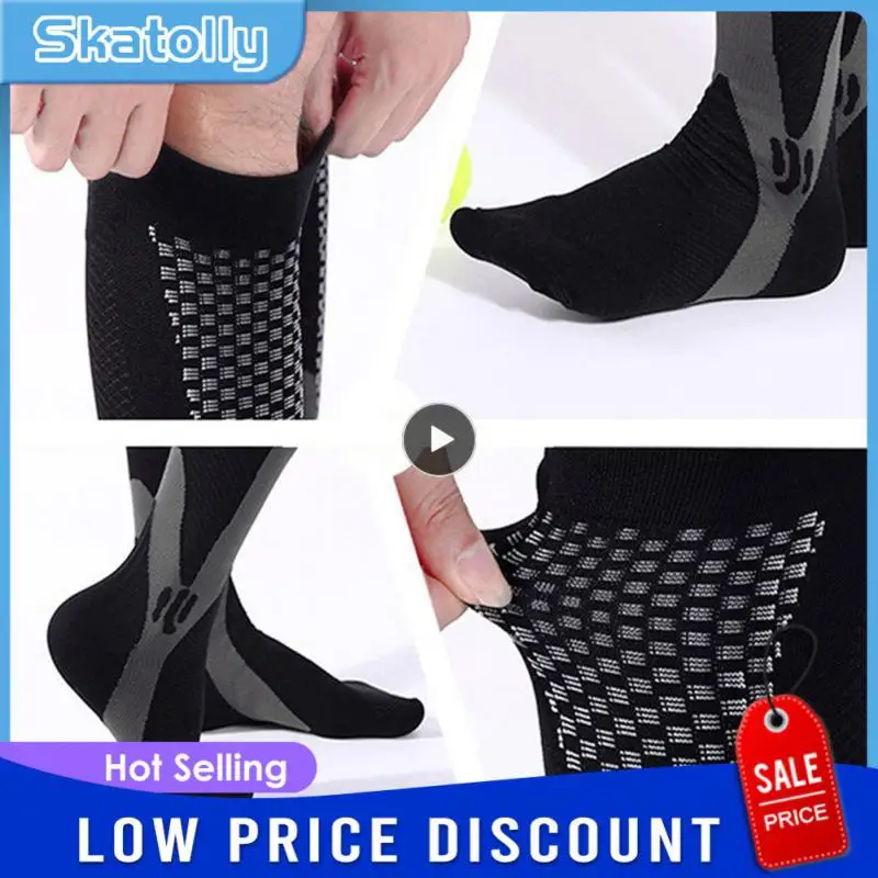 

1PCS Running Men Women Compression Socks New Varicose Veins Pregnancy Nursing Athletic Football Soccer Stockings Sports