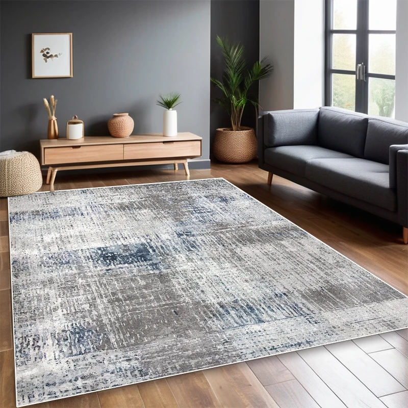 Simple Abstract Soft Carpet for Living Room Decoration Coffee Table Side Large Rugs Non-slip Custom Bedroom Salon Tatami Mat 4