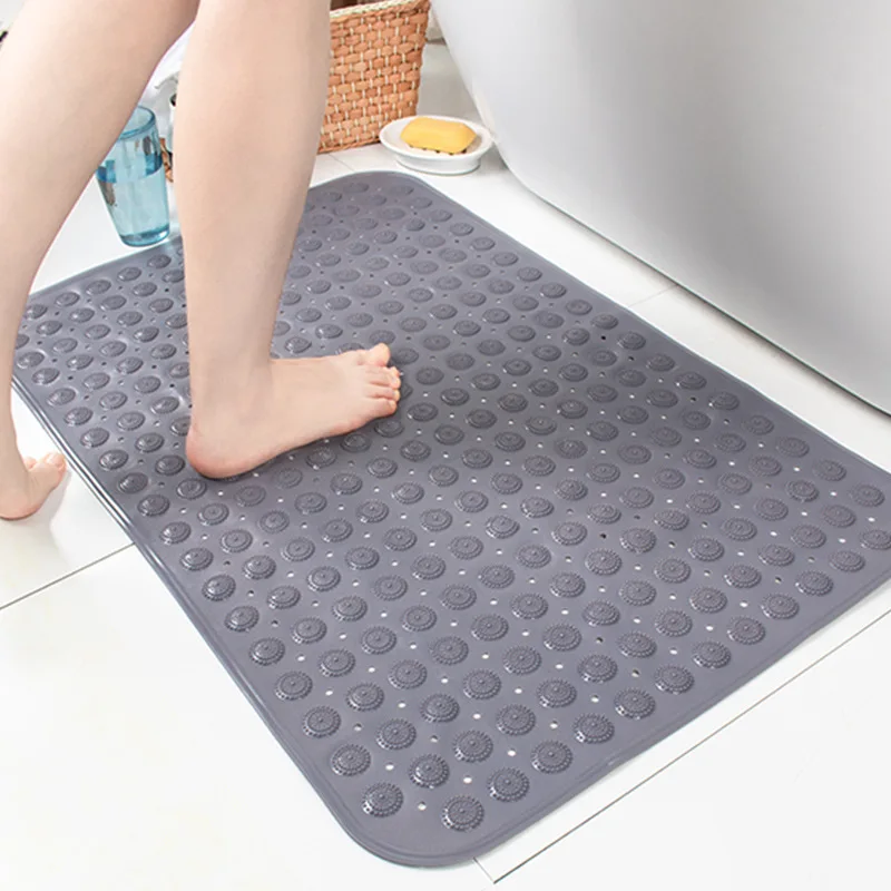 Bath Tub Shower Safety Mat 40 X 16 Inch Non Slip and Extra Large, Bathtub Mat with Suction Cups