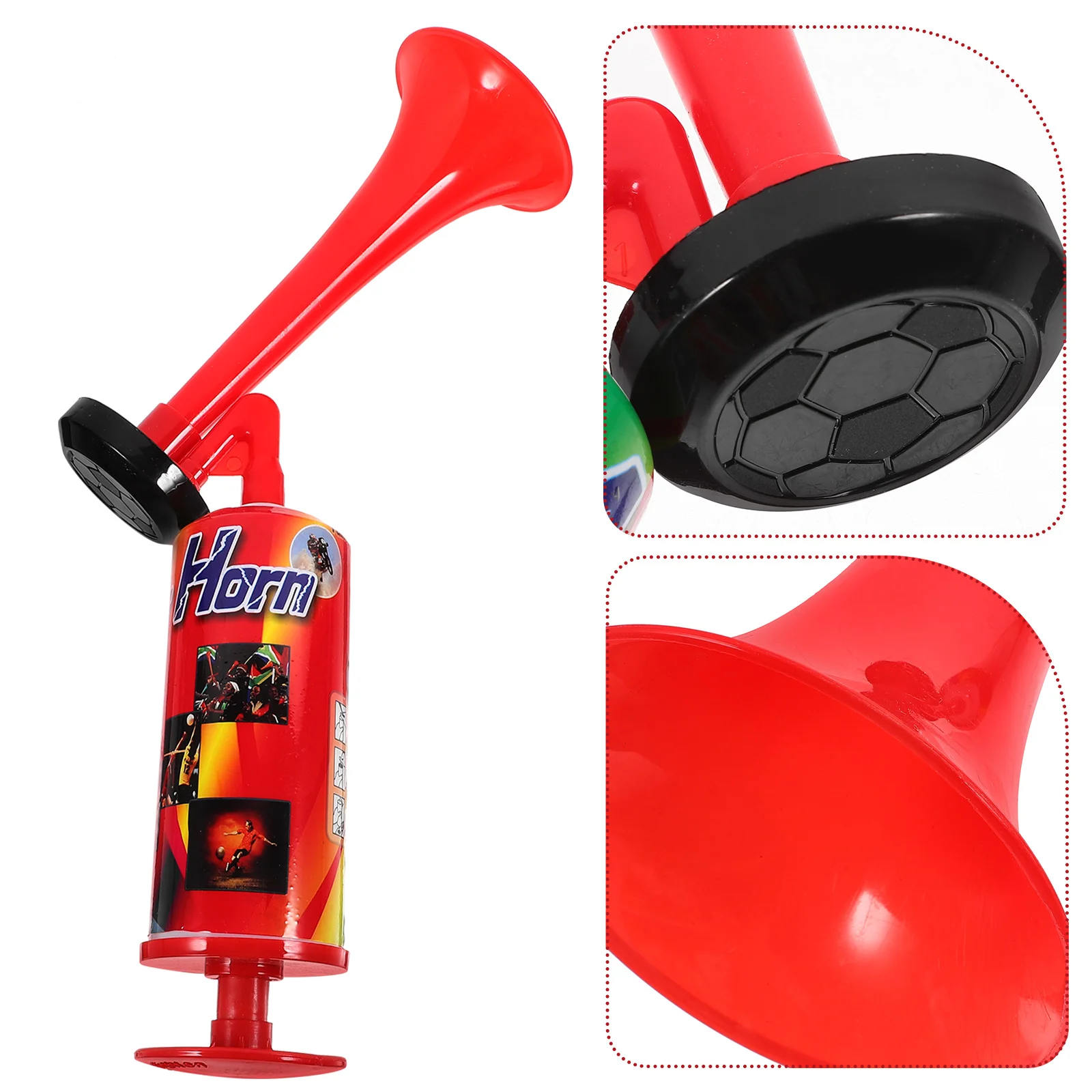 Push Horn Pump Loud Noise Maker Twisting Toy Party Celebration Hand Safety Parties Sports Events