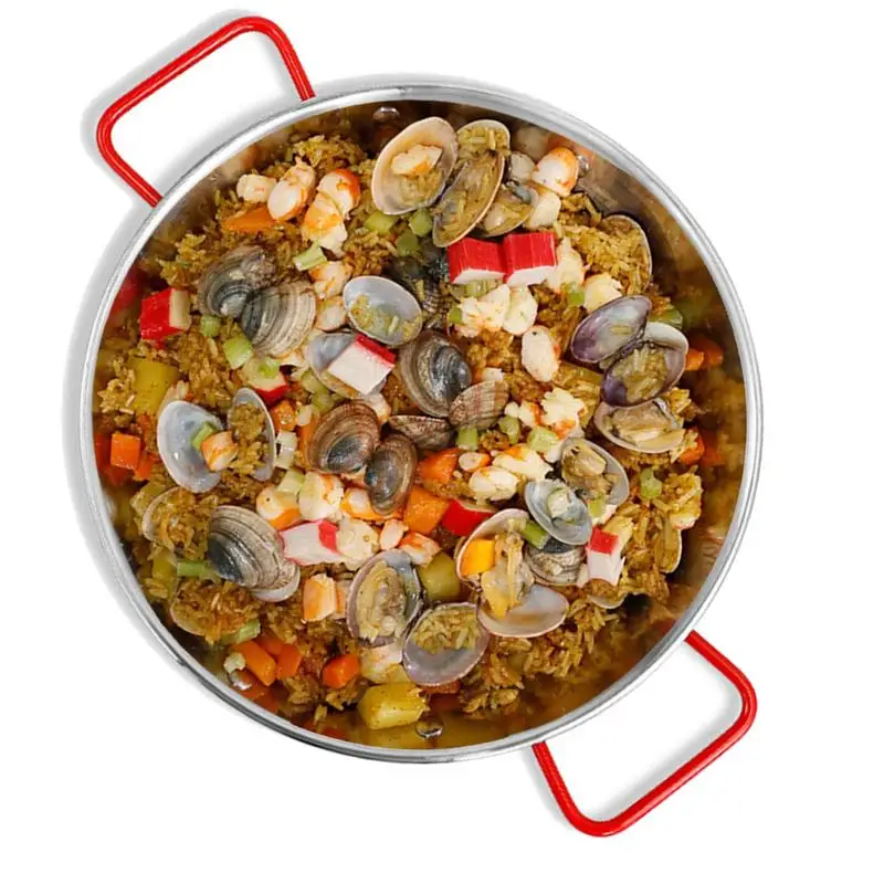 Fornello Per Paella All'Aperto Robusto Padella Per Paella Spagnola Pentola Per Zuppa Pentola Calda Pentola Per Induzione Della Cucina Di Casa