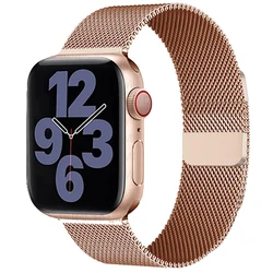 Luxurious Milanese Loop Metal Band - 42 44 45 49 46MM (Champagne Gold)