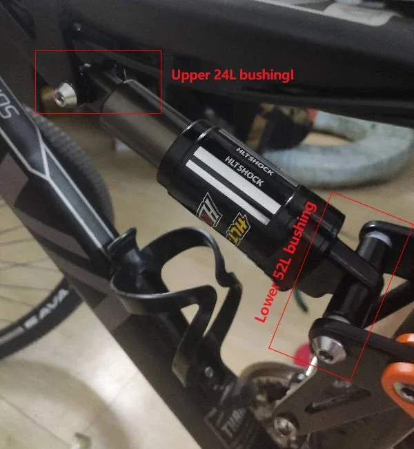 HLT100 Fahrrad-Ölfeder-Stoßdämpfer, 125 mm x 850 Bl, 150 mm x 1000 Bl, elektrisches Fahrrad, Schneemobil, Autobahn- und Berg-Hinterradstoßdämpfer – Detail 1