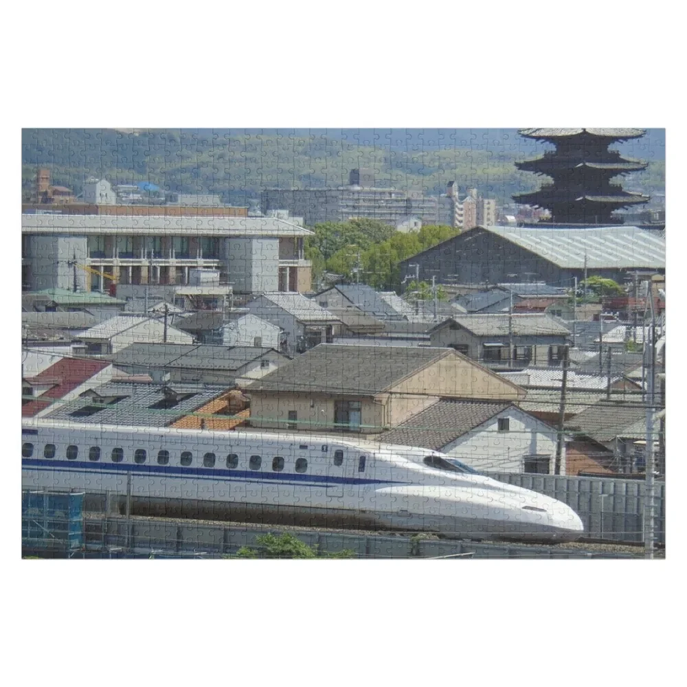 

Пулевой поезд/Shinkansen в киоте, головоломка для детей, деревянная головоломка