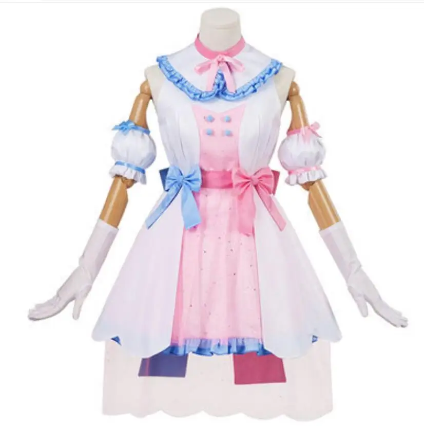 

Anime Love Live! SuperStar!! Cosplay Tiny Stars Costume Lolita Shibuya Kanon Maid Princess Dress Tang Keke Halloween Outfit