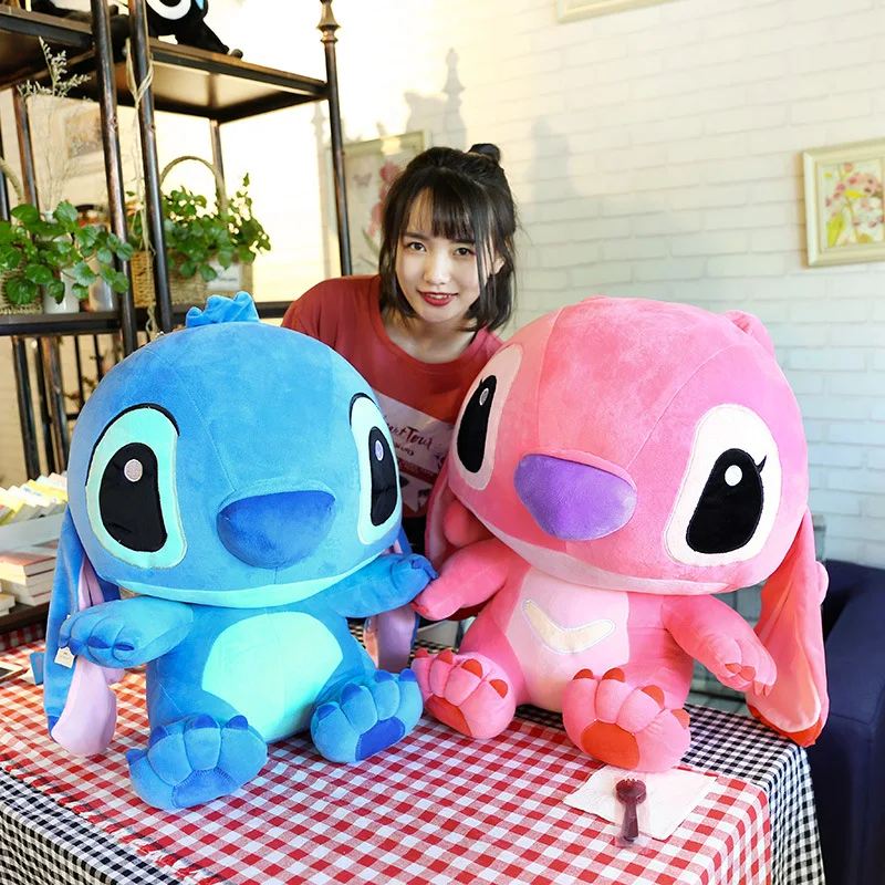 Disney Stich 35-65cm Stich Plüsch Puppe Spielzeug Große Disney Riesen Anime Cartoon Stich Weiche Angefüllte Plüsch Kissen kawaii Kinder Spielzeug