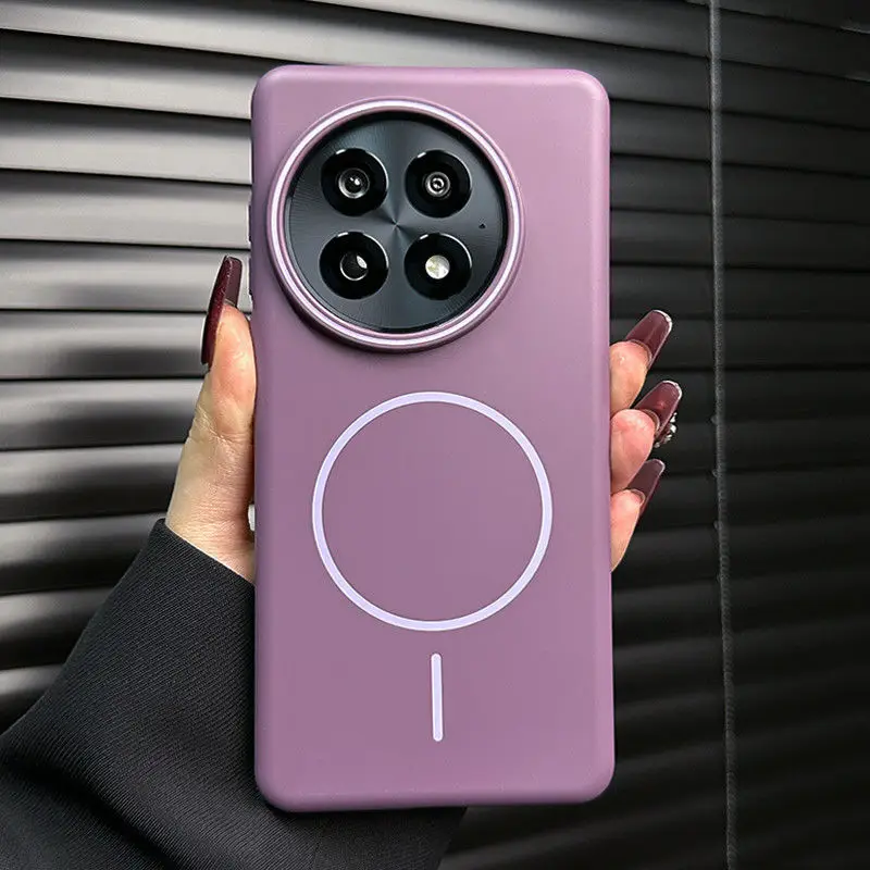 Enhanced Magnetic Wireless Charging Protective Case with Hard Back Cover