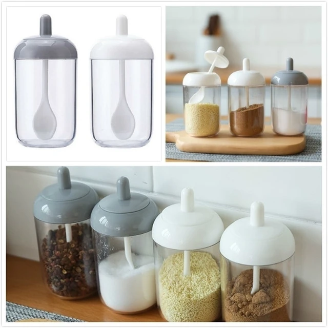 Seasoning Bottle Storage Organizer  Herbs Spices Container Set - Seasoning  Box - Aliexpress