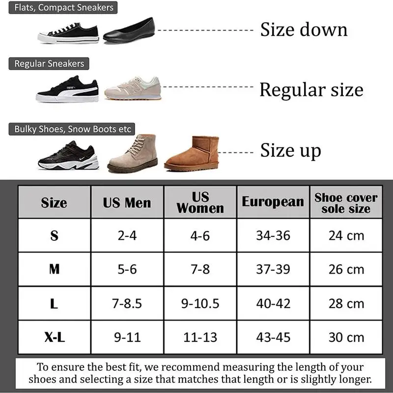 Rain Shoe Covers Waterproof Boot Overshoes Covers Reusable Boot Protection for Hiking Camping