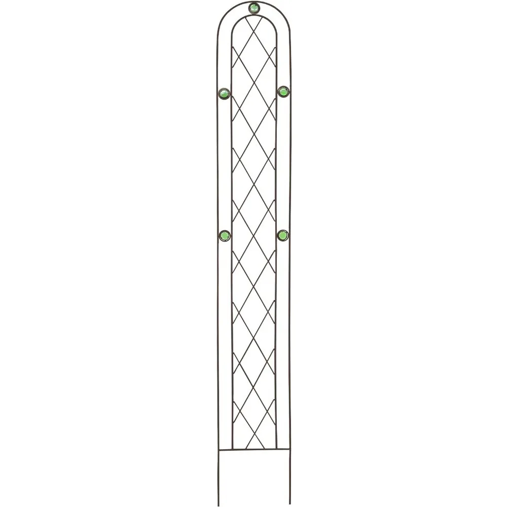 

Trellis, Garden Products Arched Garden Trellis 6' x 10", Black Trellis