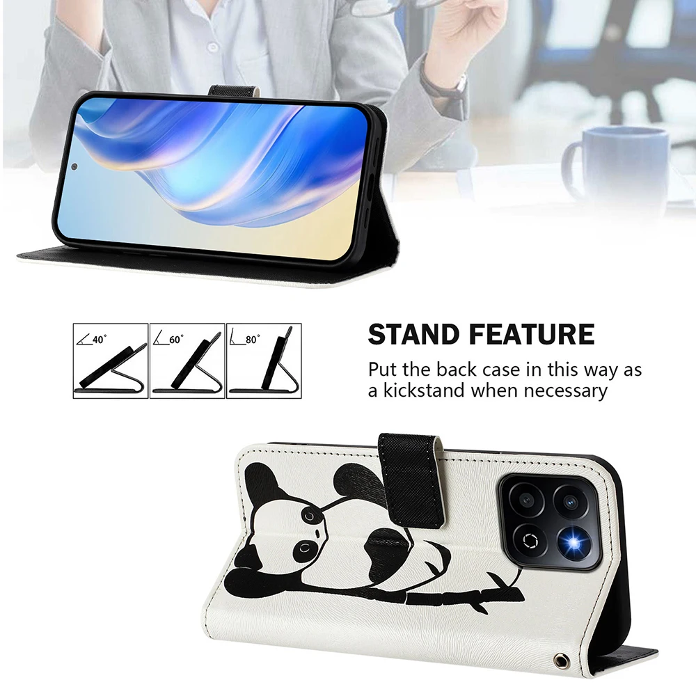 Vibrant Artistic Flip Wallet Phone Case - Shockproof and Stylish Cover
