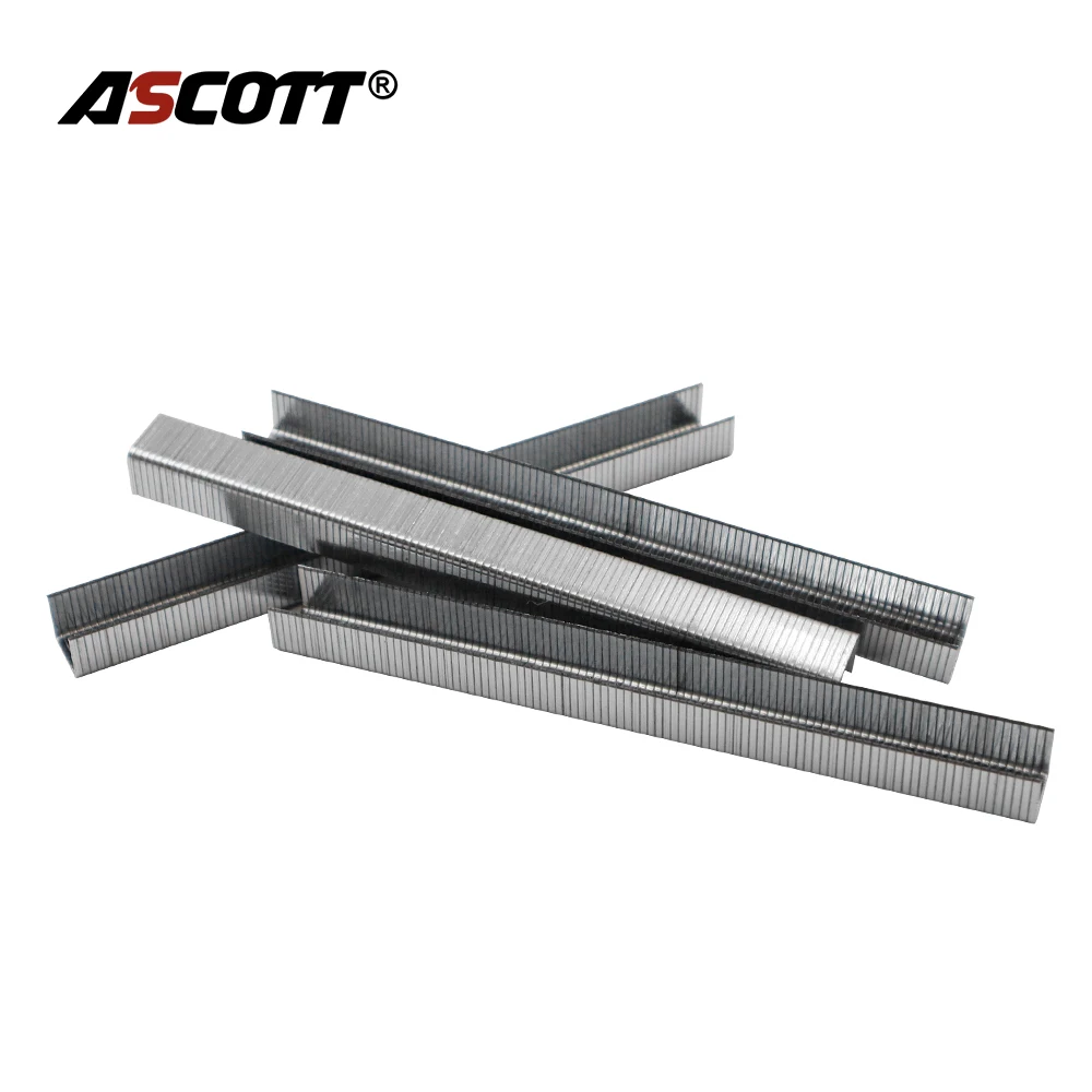 1000Pcs 20GA 스테이플 11.2mm 크라운 손톱 10/13/22mm U 자형 네일 건 손톱 가구 스테이플 실내 장식 목공 압정