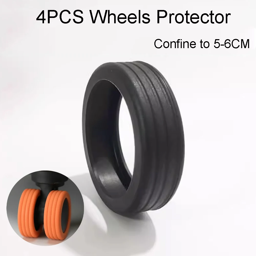 

4 шт., силиконовые чемоданы на колесиках