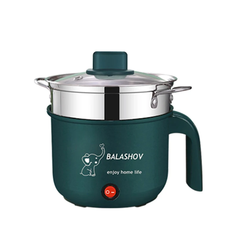 Electric Cooker Mini Non-stick Cooking 1-2 People Single/Double Hot Pot Steamer Multifunction for Home