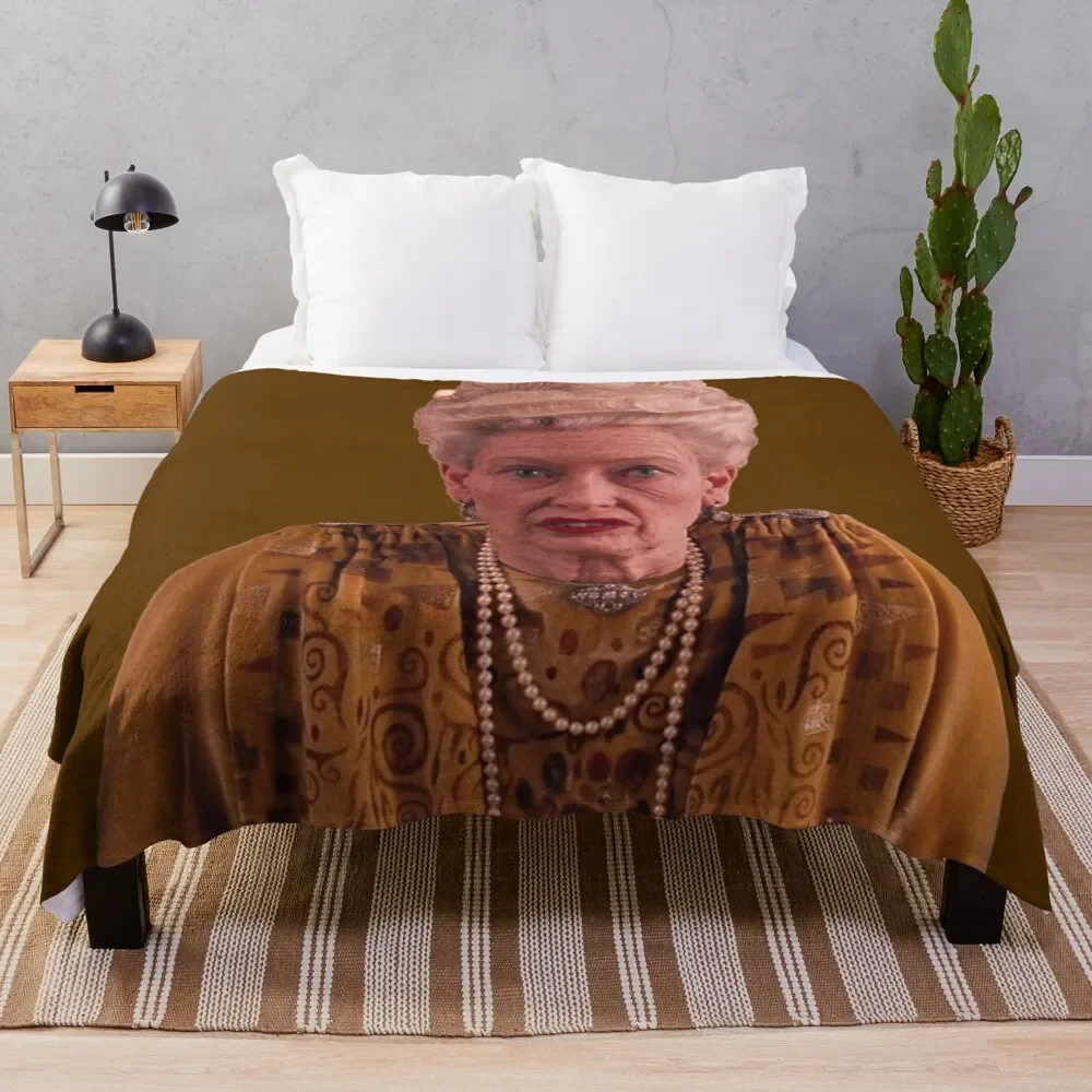 

Madame D. Throw Blanket Vintage Furry Shaggy Blankets