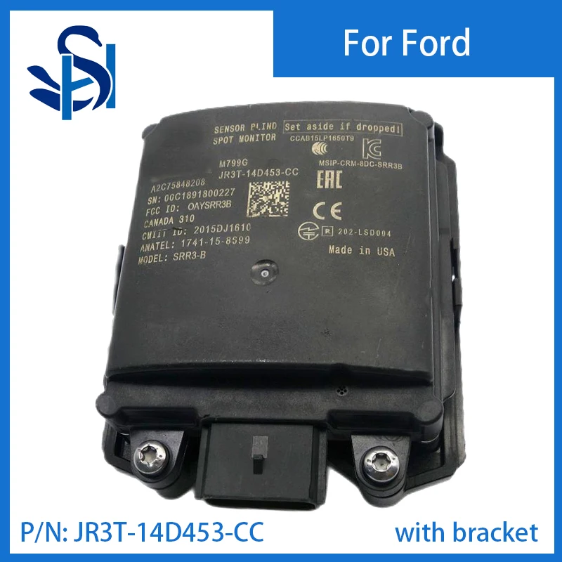 

JR3T-14D453-CC with bracket Blind Spot Sensor Module Distance Sensor Monitor for 2018-2022 Ford Mustang