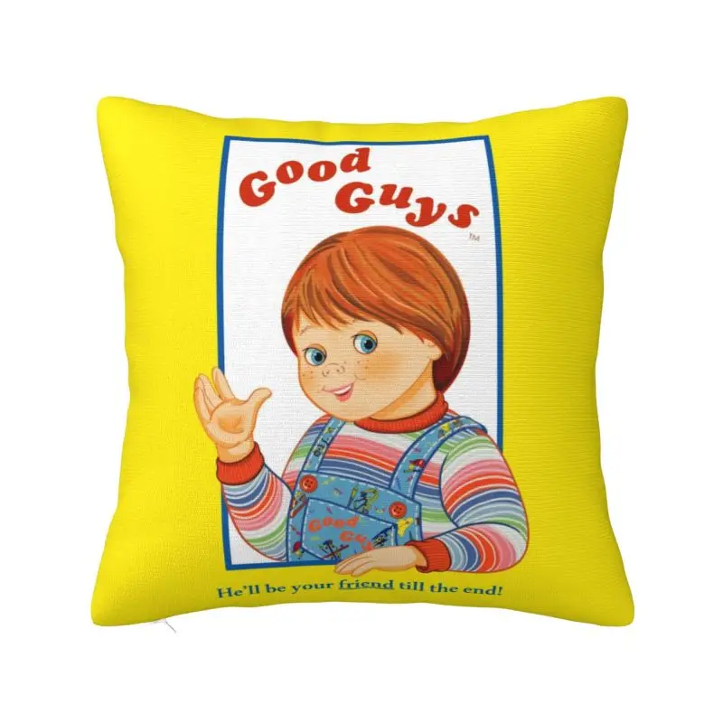 

Good Guys Chucky Luxury Throw Pillow Covers Decoracion Salon Case Child's Play Doll Chair Cushion