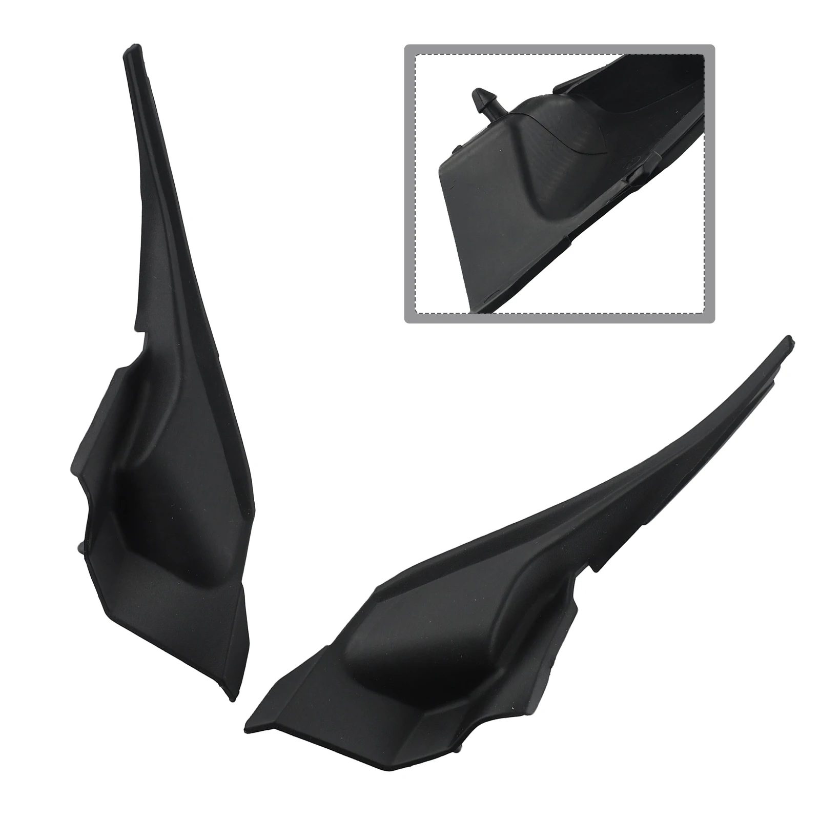 

Brand New Side Cowl Plate Accessories 2Pcs 53866-0C030 53867-0C030 Black For Toyota For Tundra 2007-14 Left+Right