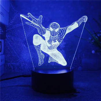 Spiderman 3D LED Night Light 1