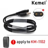For Kemei KM-1102 Original USB Power Charger Cable Professional Hair Clipper Hair Trimmer Machine Accessories 1