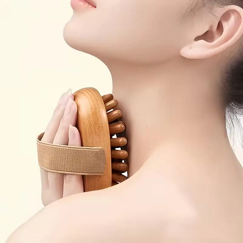 1 spazzola ergonomiche di lusso per massaggio corporeo – per addome, gambe e relax di tutto il corpo a casa o in spa - immagine 2